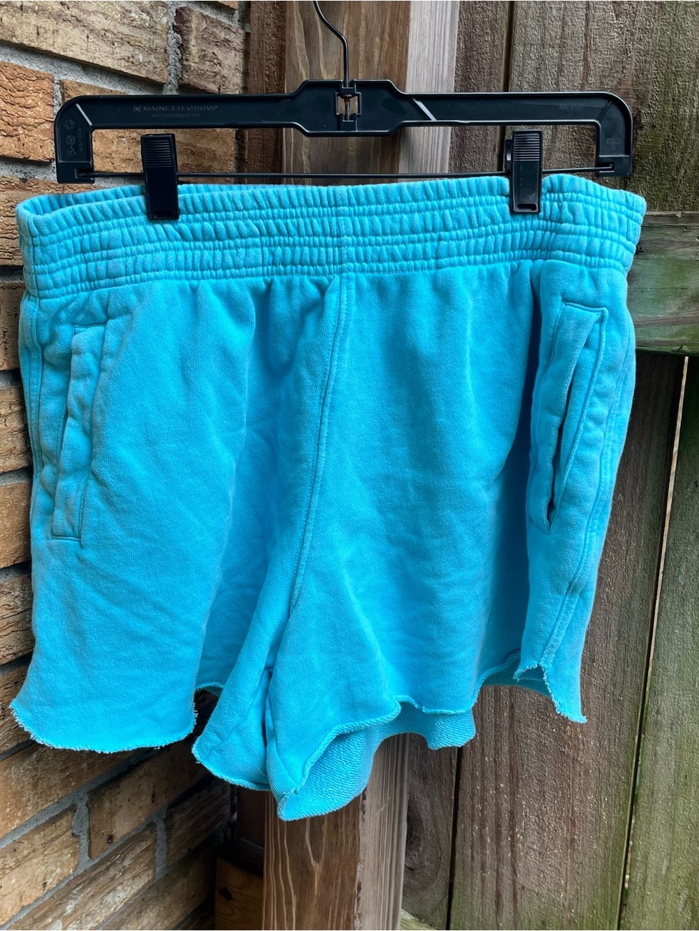 Aerie Blue Sweat Shorts with Elastic Waist